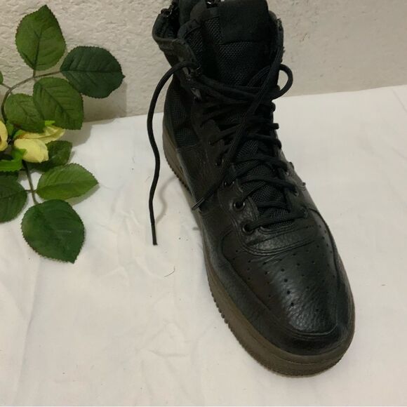 Nike SF Air Force 1 Mid Black Hazel Goddess Division Utility 917753-002 Men’s - Picture 13 of 14